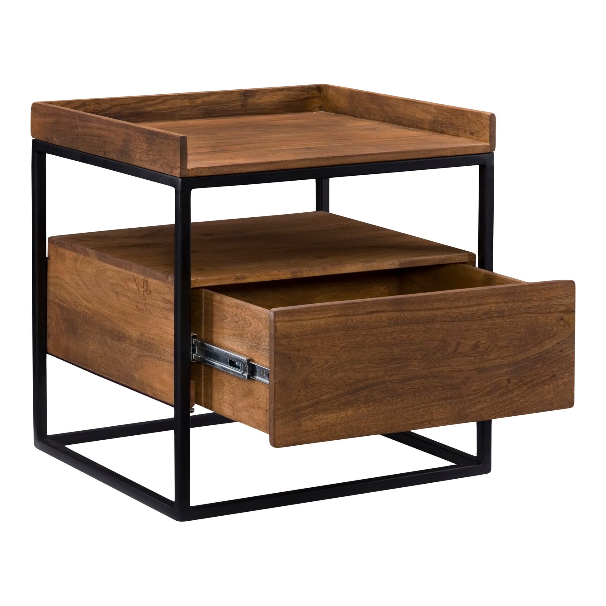 Vancouver Brown Side Table - Ornate Home