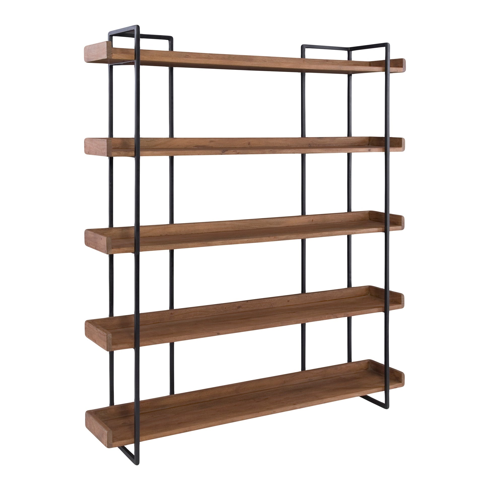 Vancouver Light Brown Large Bookshelf - Ornate Home