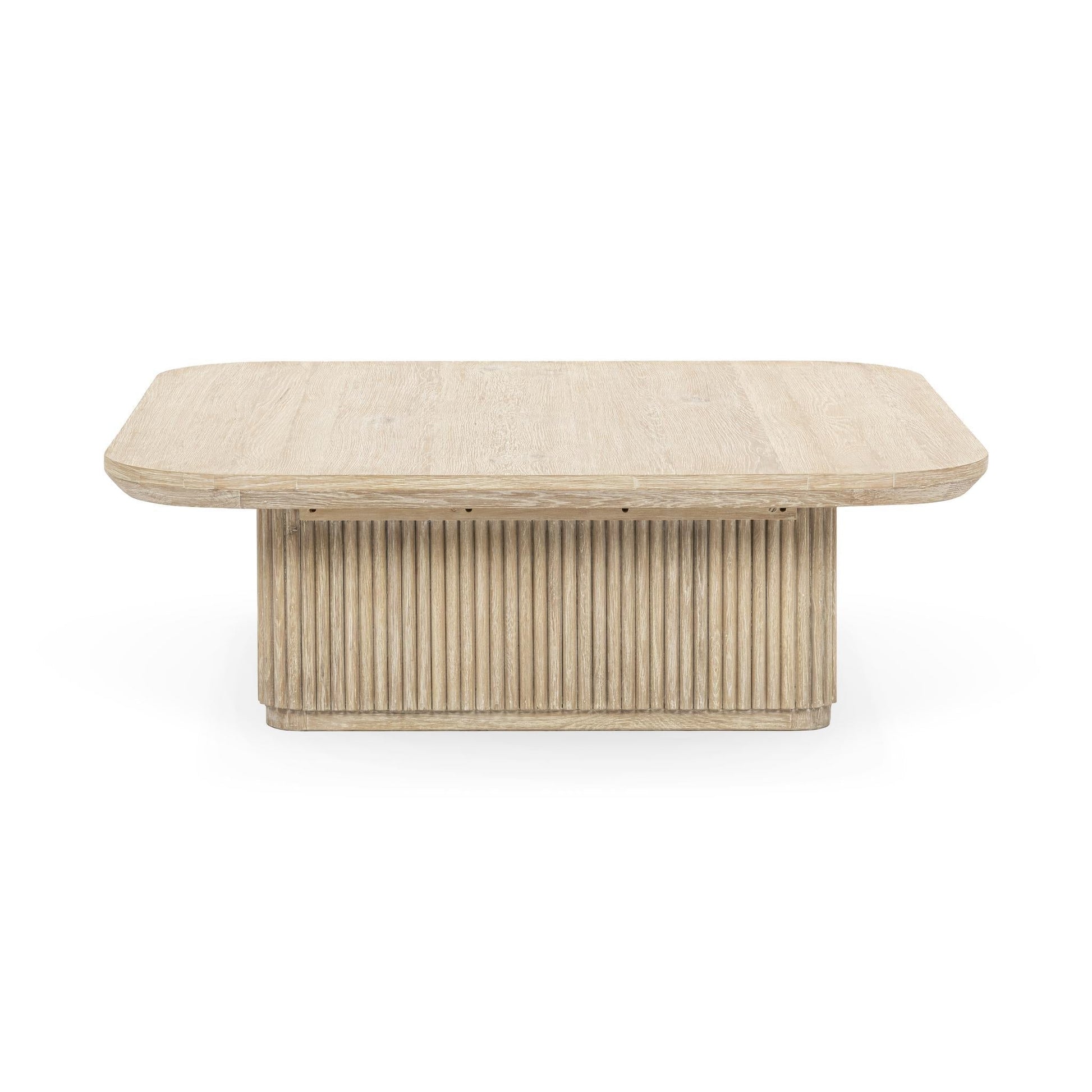 Vander Cream Washed Coffee Table - Ornate Home