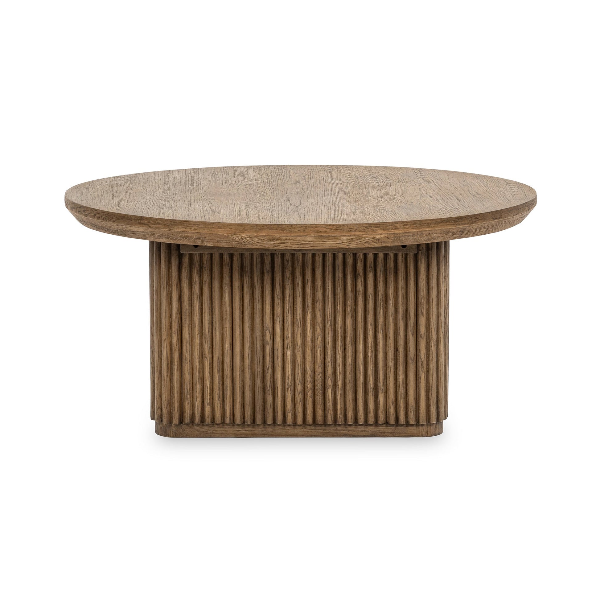 Vander Tawny Brown Round Coffee Table - Ornate Home