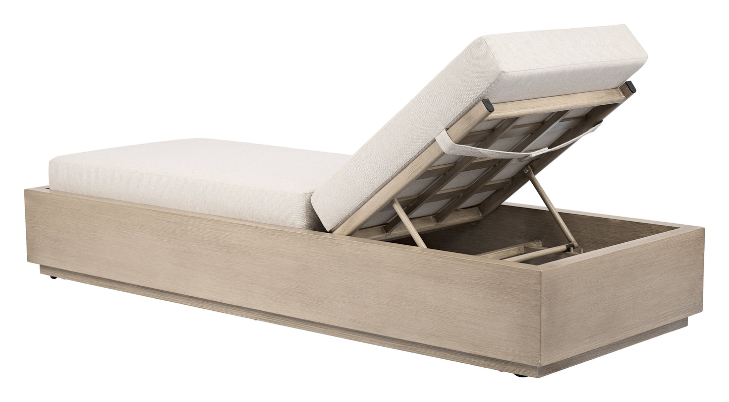 Varadero Gray Outdoor Beach Chaise - Ornate Home
