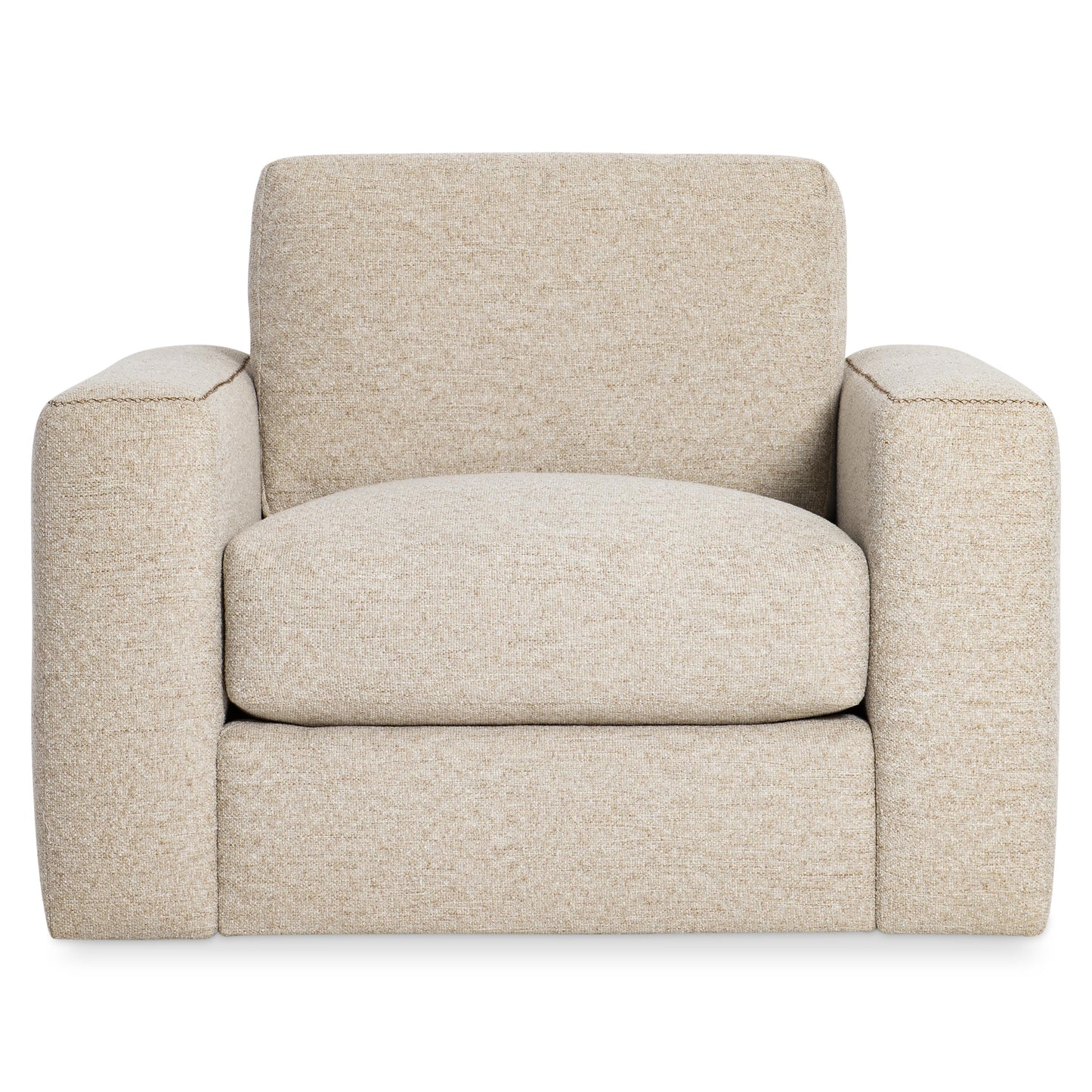Vaughn Beige/Tan Fabric Swivel Chair - Ornate Home