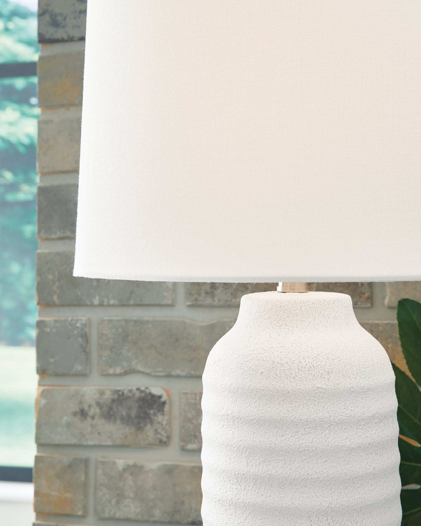 Vauville White Table Lamp (Set of 2)- Viva Furn