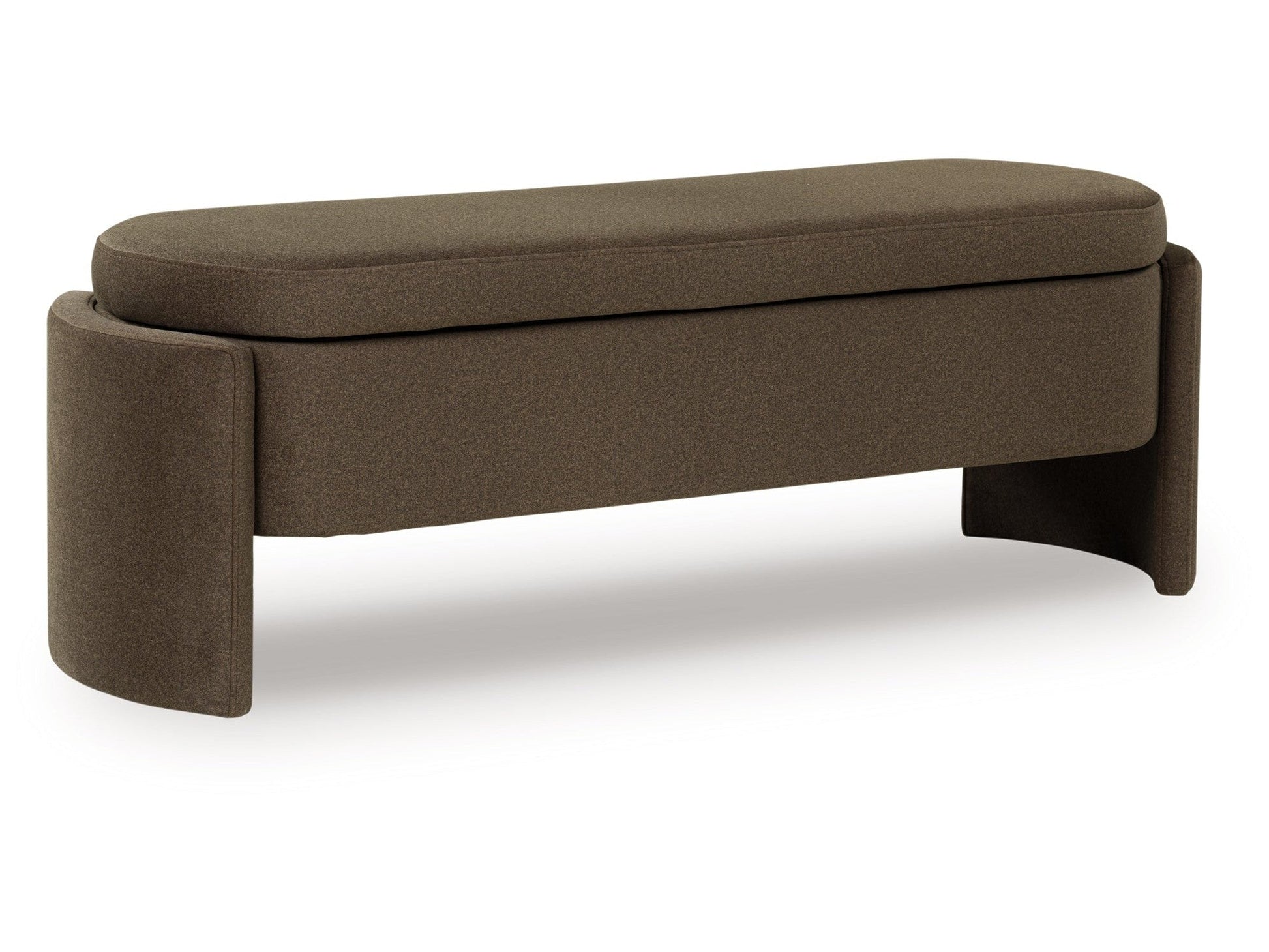 Vavuniya Brown Storage Bench- Viva Furn