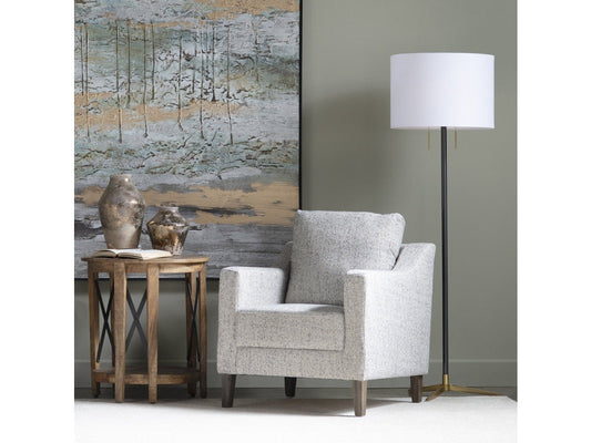 Veda Black/Gold Floor Lamp - Ornate Home