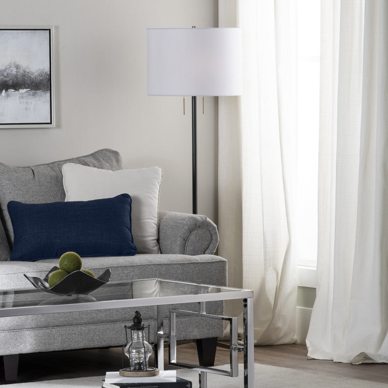 Veda Black/Gold Floor Lamp - Ornate Home
