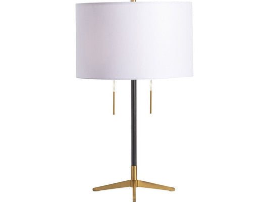 Veda Black/Gold Table Lamp (Set of 2) - Ornate Home