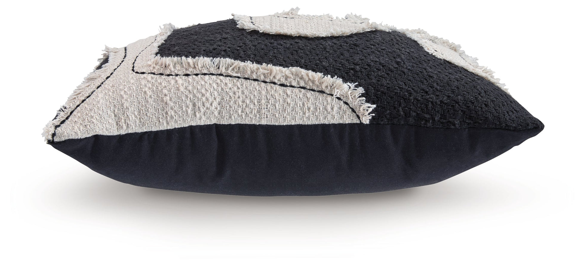 Veerbank Black/Beige Pillow (Set of 4)- Viva Furn