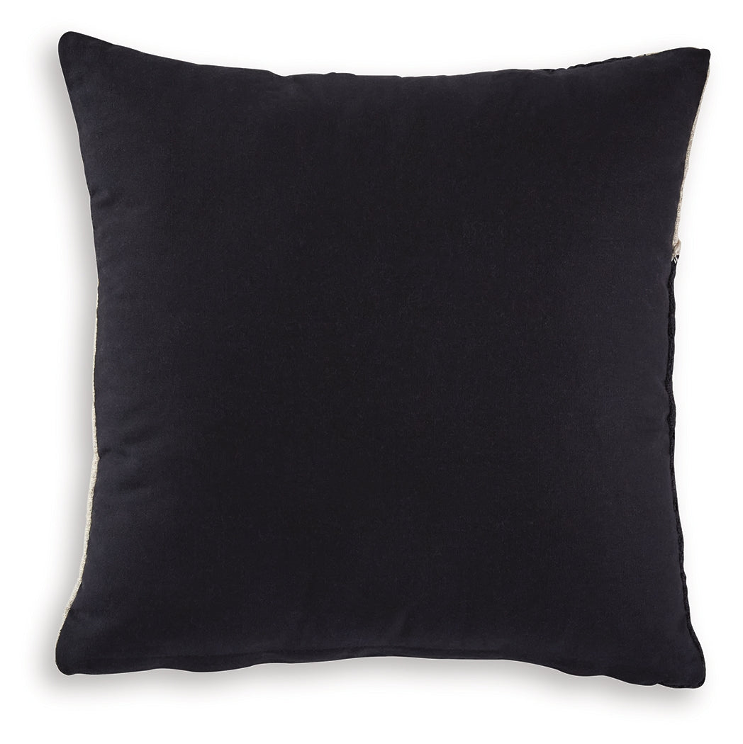 Veerbank Black/Beige Pillow (Set of 4)- Viva Furn