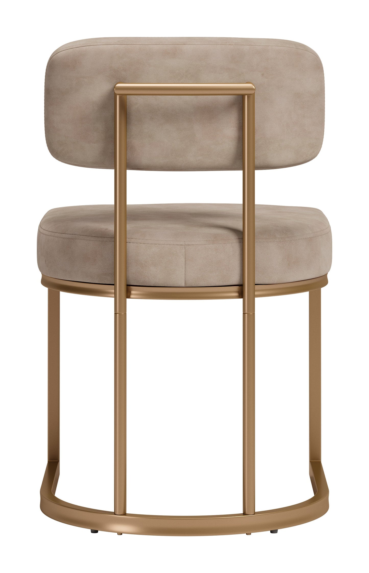 Velar Beige & Bronze Dining Chair (Set of 2) - Ornate Home