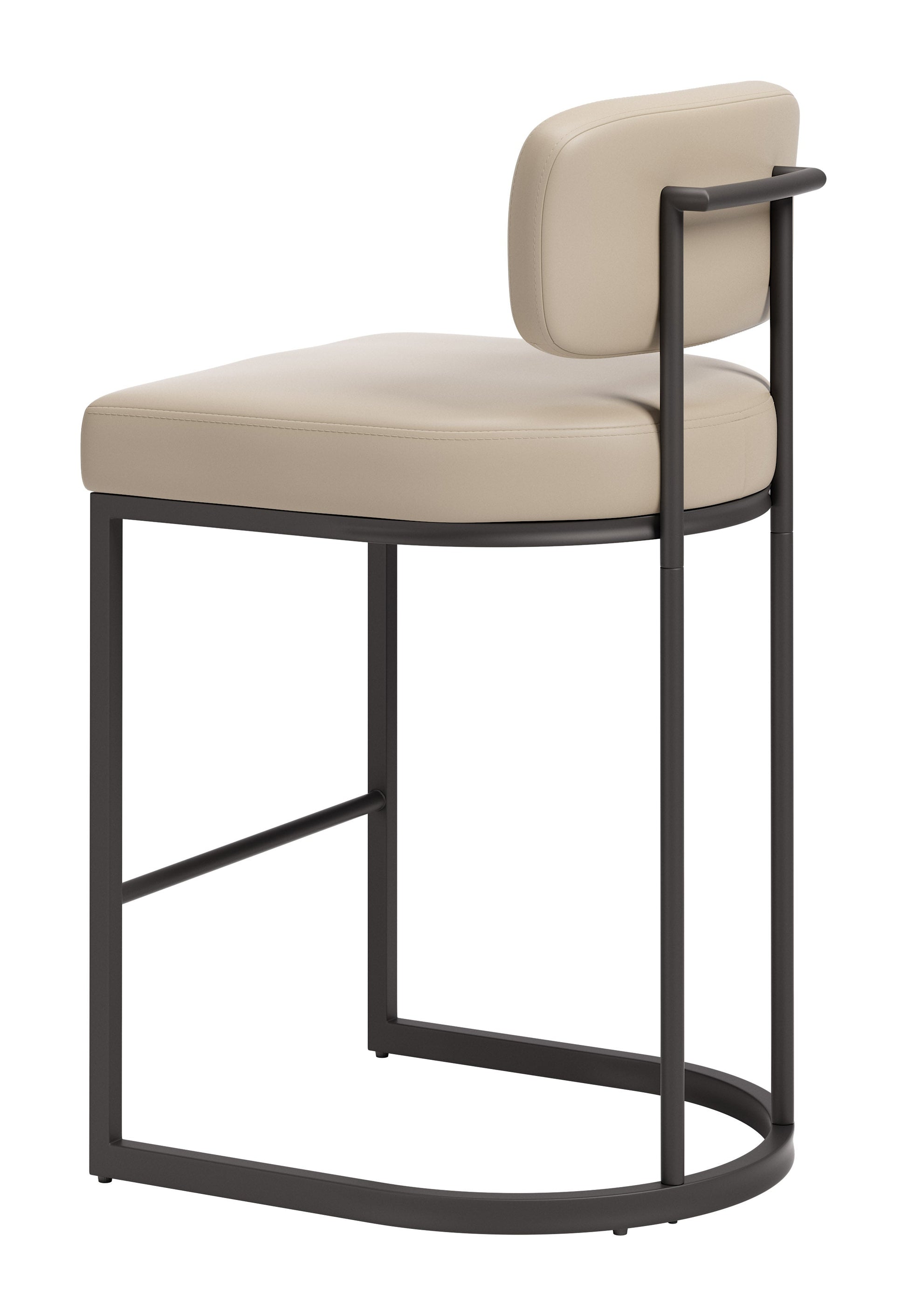 Velar Beige & Gray Counter Stool (Set of 2) - Ornate Home