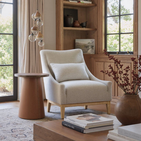 Velun Ivory Accent Chair - Ornate Home