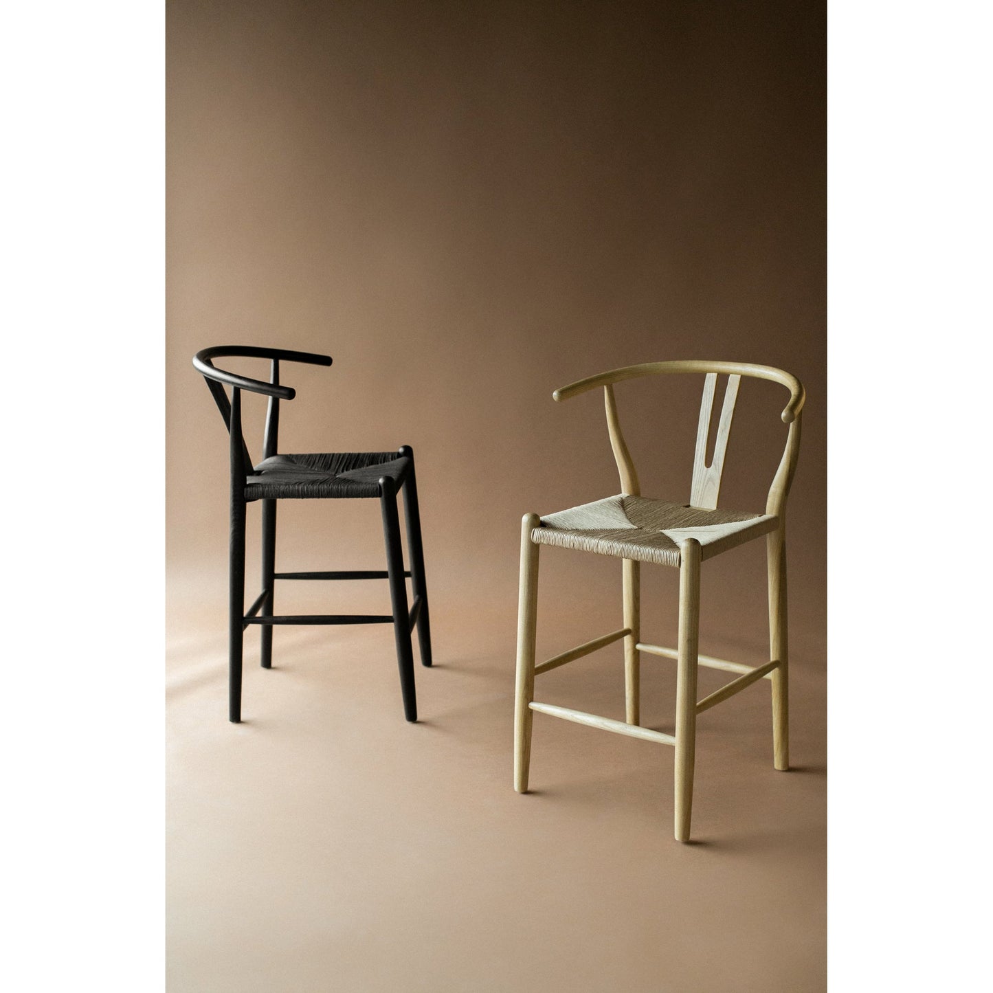 Ventana Natural Counter Stool - Ornate Home