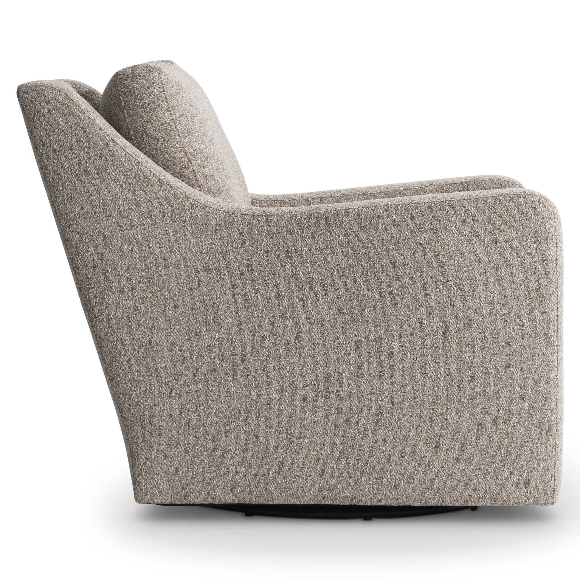 Ventura Beige/Tan Fabric Swivel Chair - Ornate Home