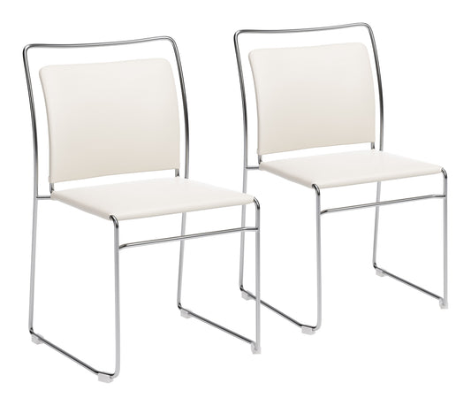 Verbena Cream Dining Chair (Set of 2) - Ornate Home