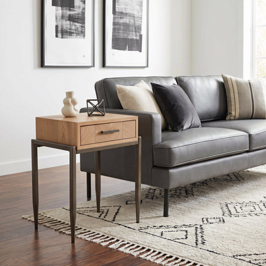 Verec Natural Side Table - Ornate Home
