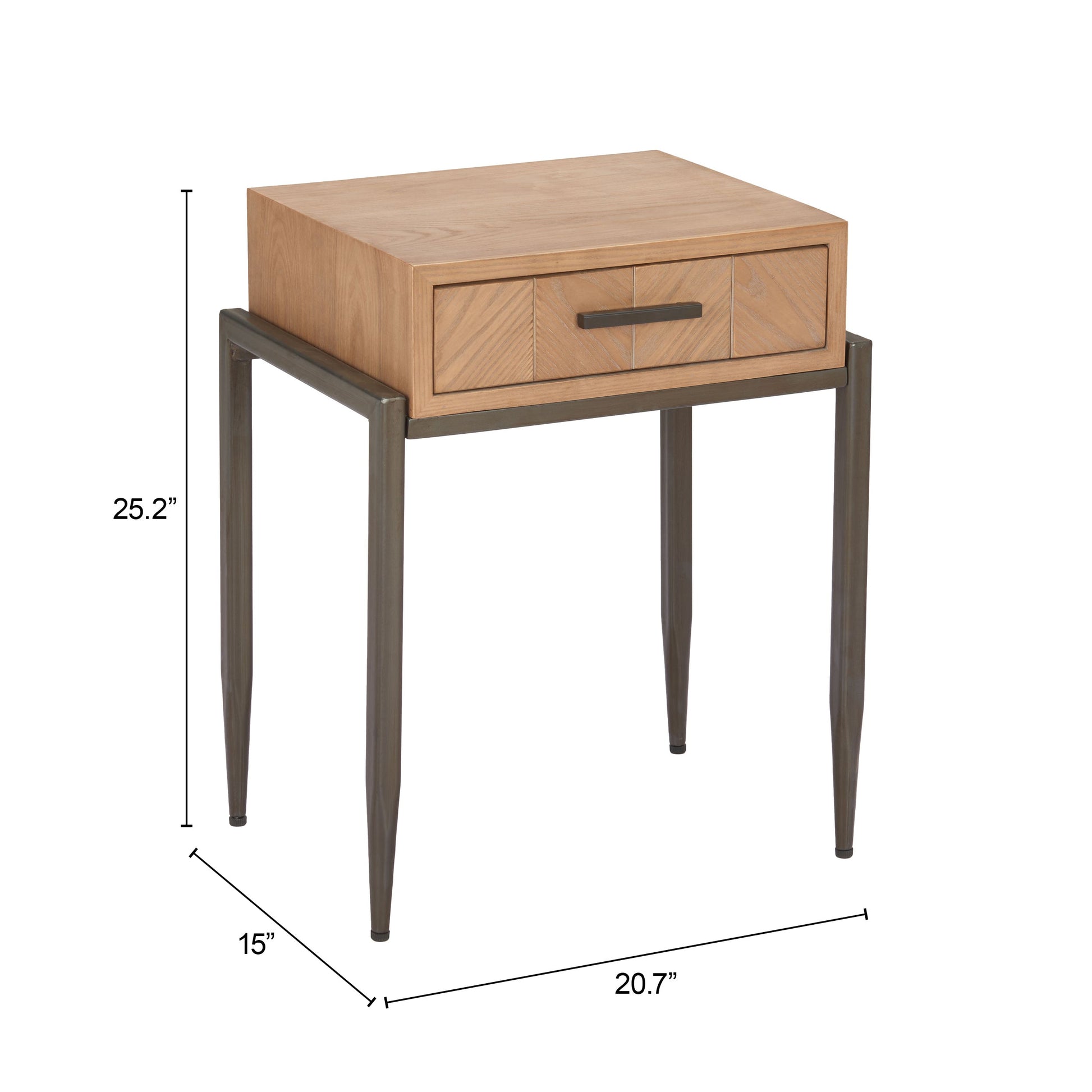 Verec Natural Side Table - Ornate Home