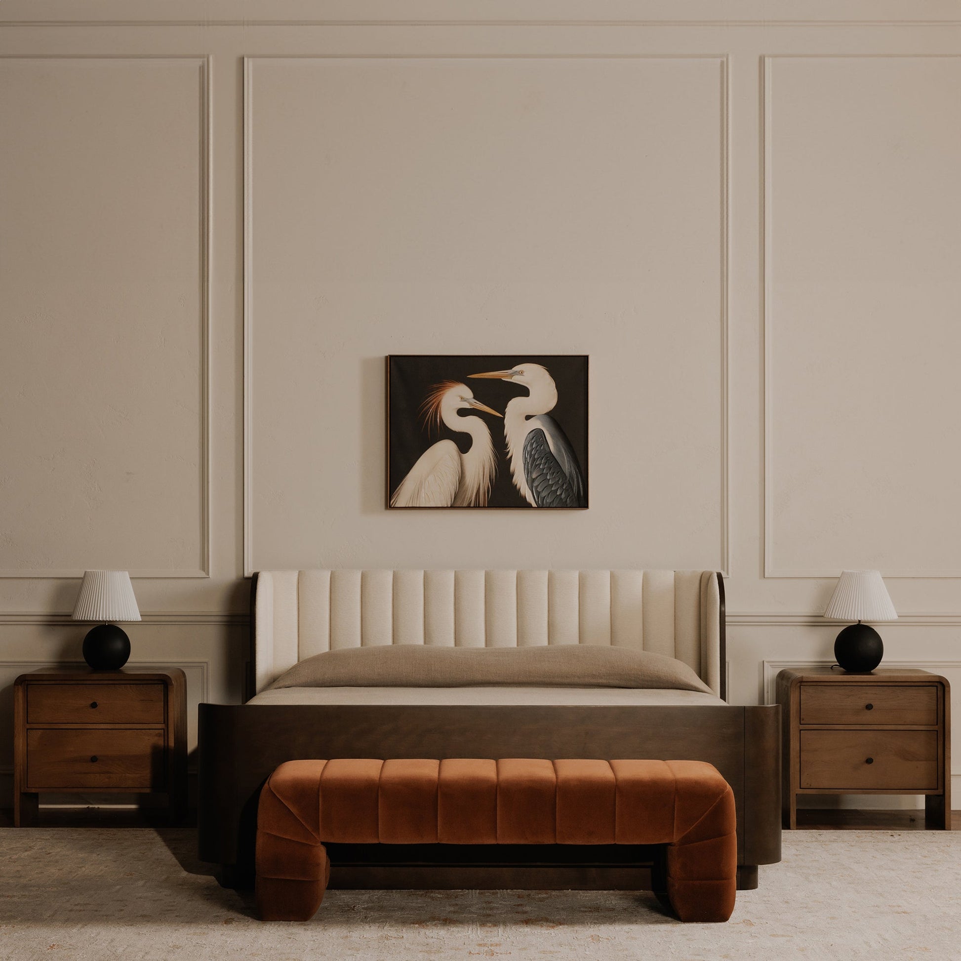 Verity Warm Brown Bench - Ornate Home