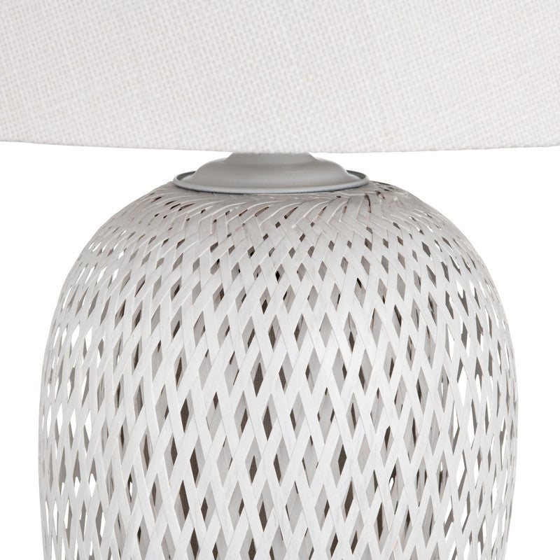Verity White Table Lamp (Set of 2) - Ornate Home