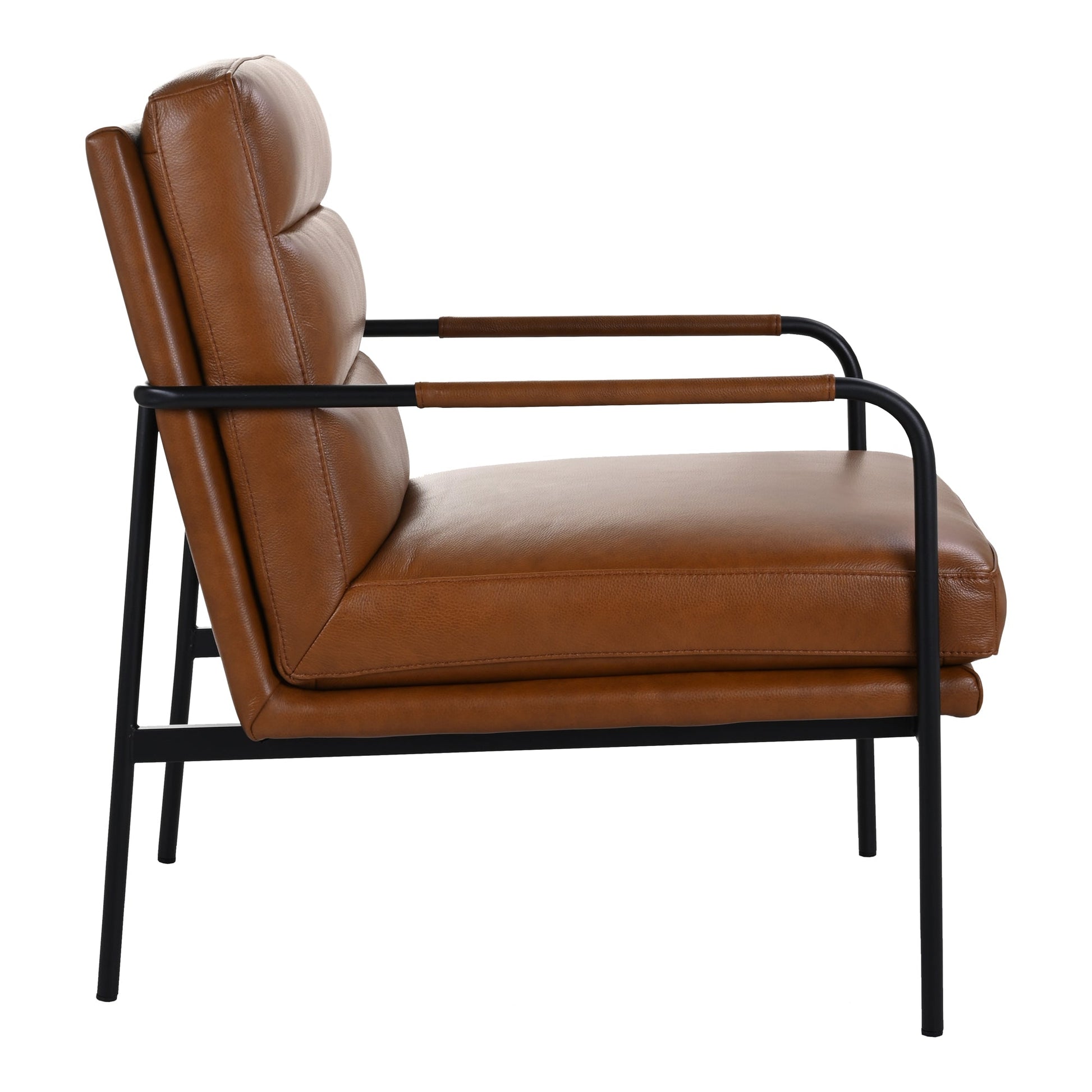 Verlaine Chestnut Brown Armchair - Ornate Home