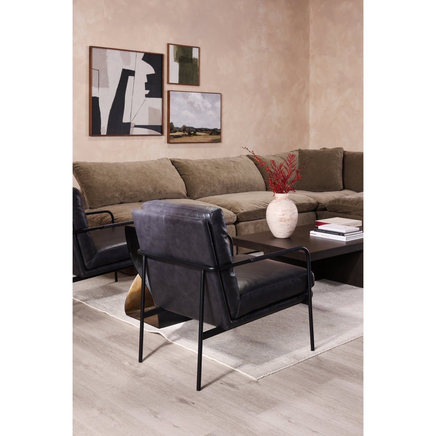 Verlaine Raven Black Chair - Ornate Home