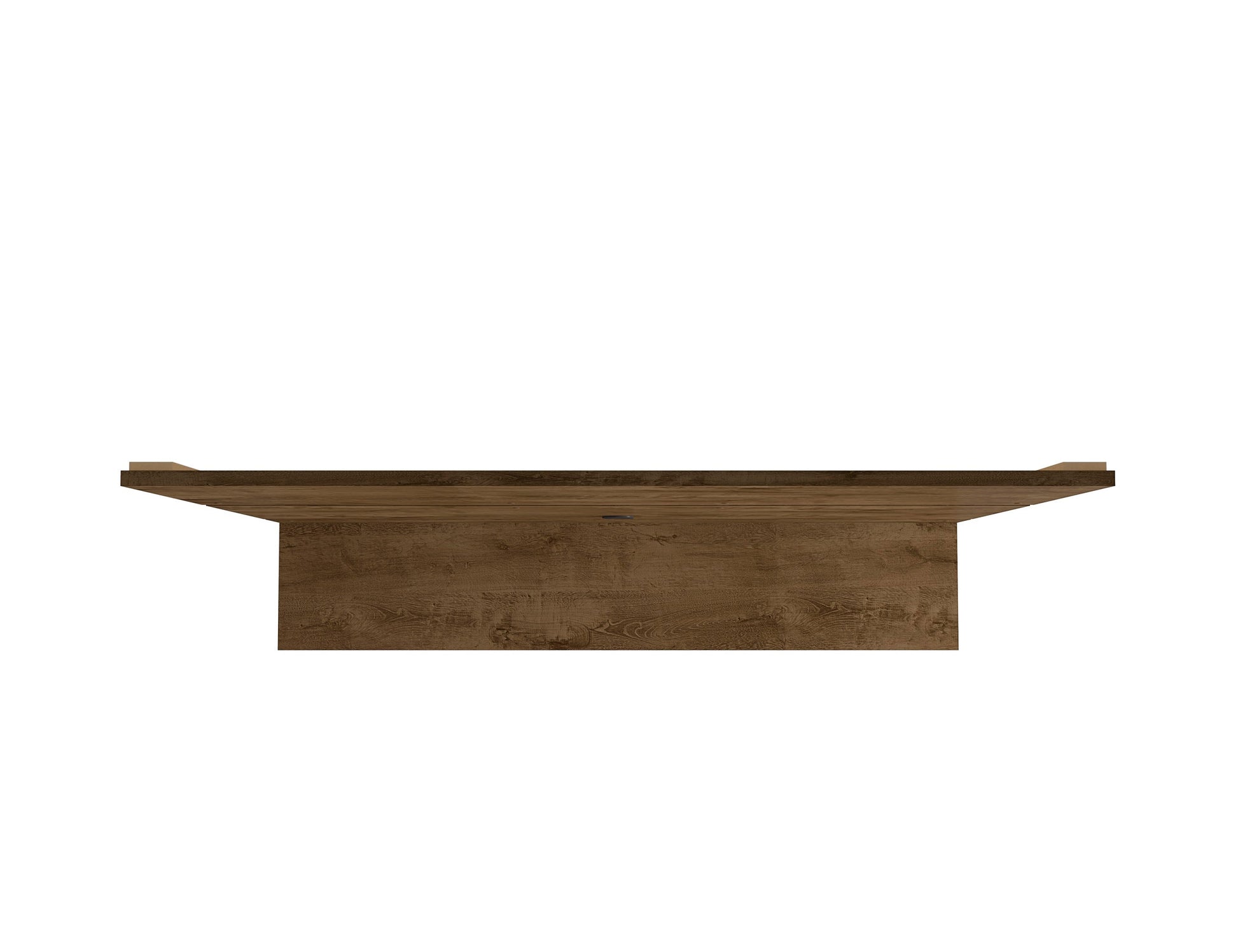 Vernon 62.99 Floating Entertainment Center in Rustic Brown - Ornate Home