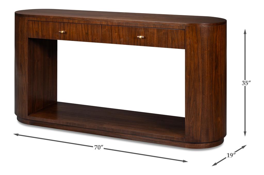 Vero Brown Console Table - Ornate Home