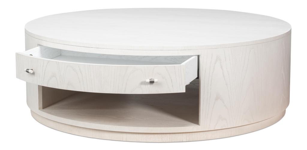 Vero White Cocktail Table - Ornate Home