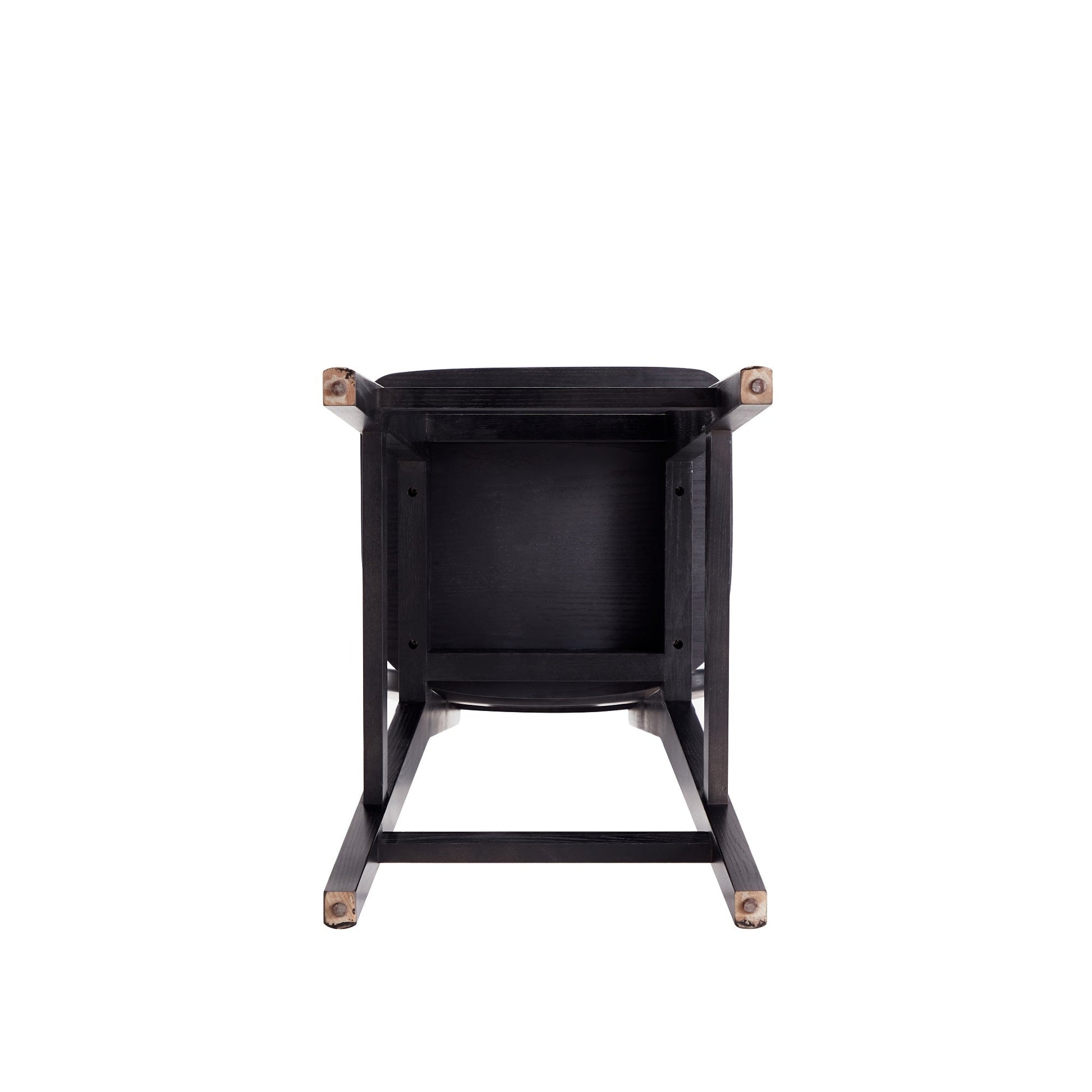 Versailles Counter Stool in Black and Natural Cane (set of 3) - Ornate Home