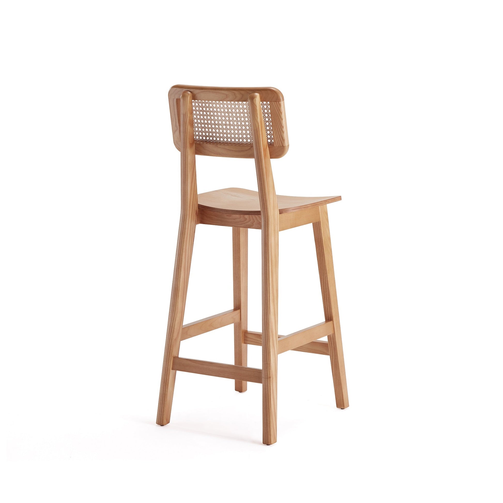 Versailles Counter Stool in Nature Cane (set of 2) - Ornate Home