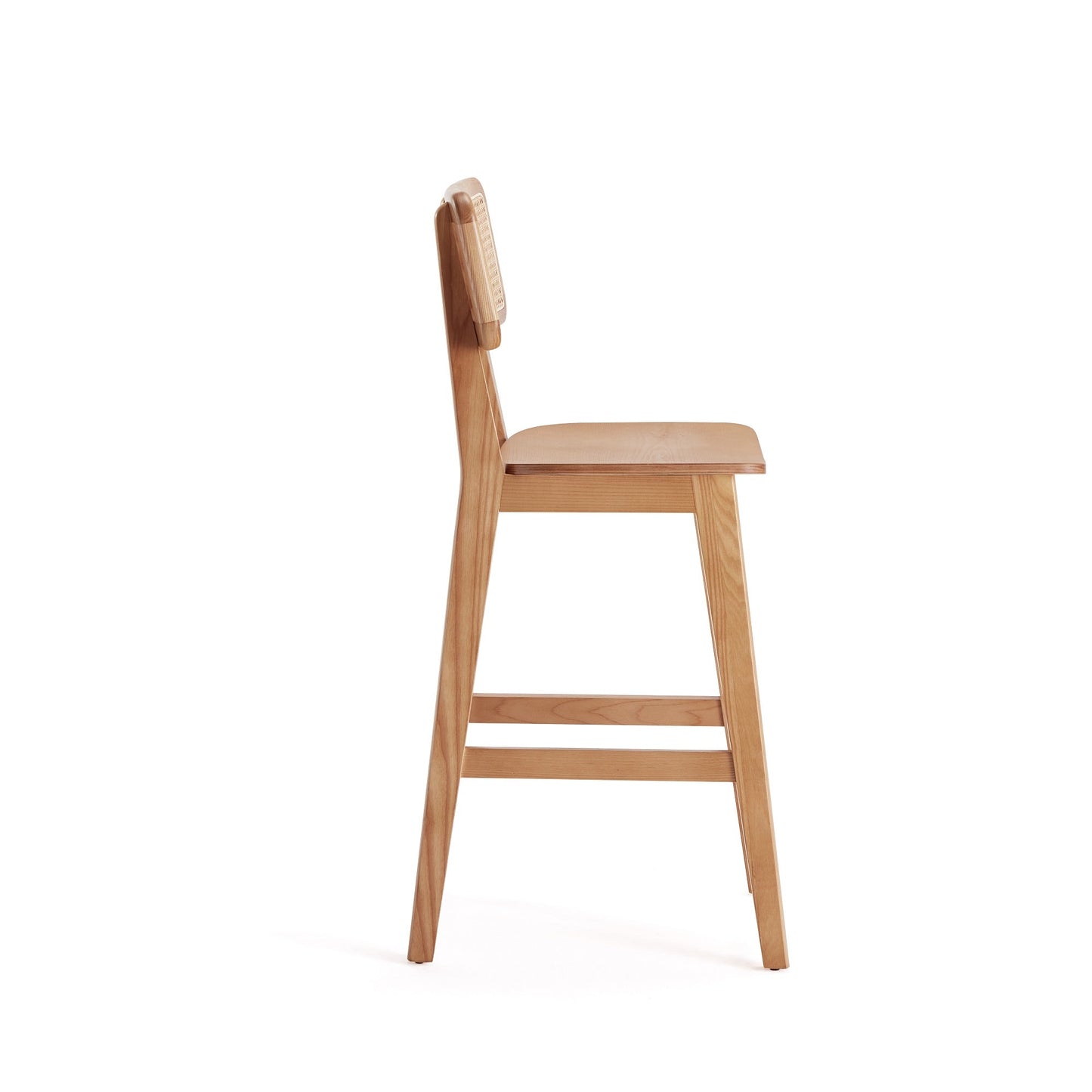 Versailles Counter Stool in Nature Cane (set of 3) - Ornate Home