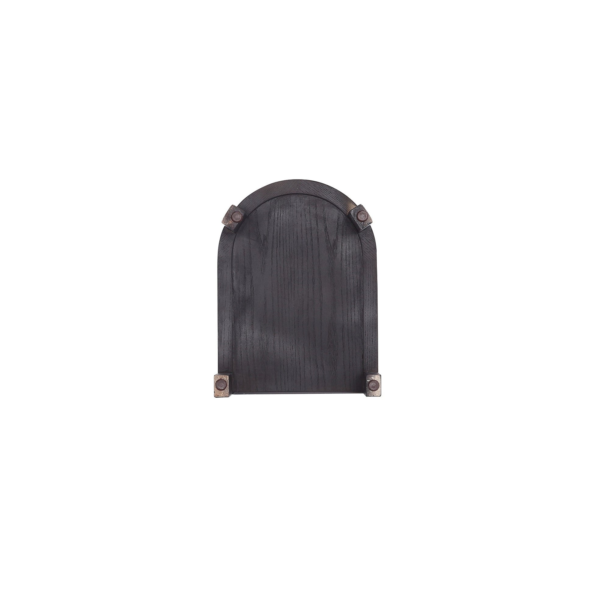 Versailles End Table in Black and Natural Cane - Ornate Home