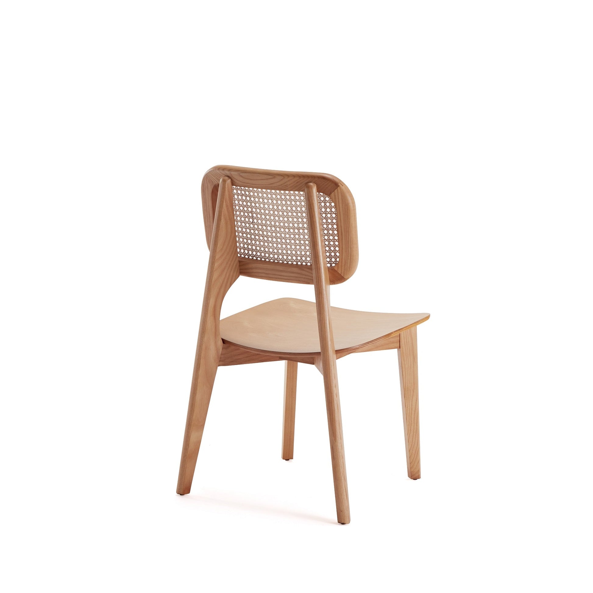 Versailles Square Dining Chair in Nature Cane (set of 4) - Ornate Home