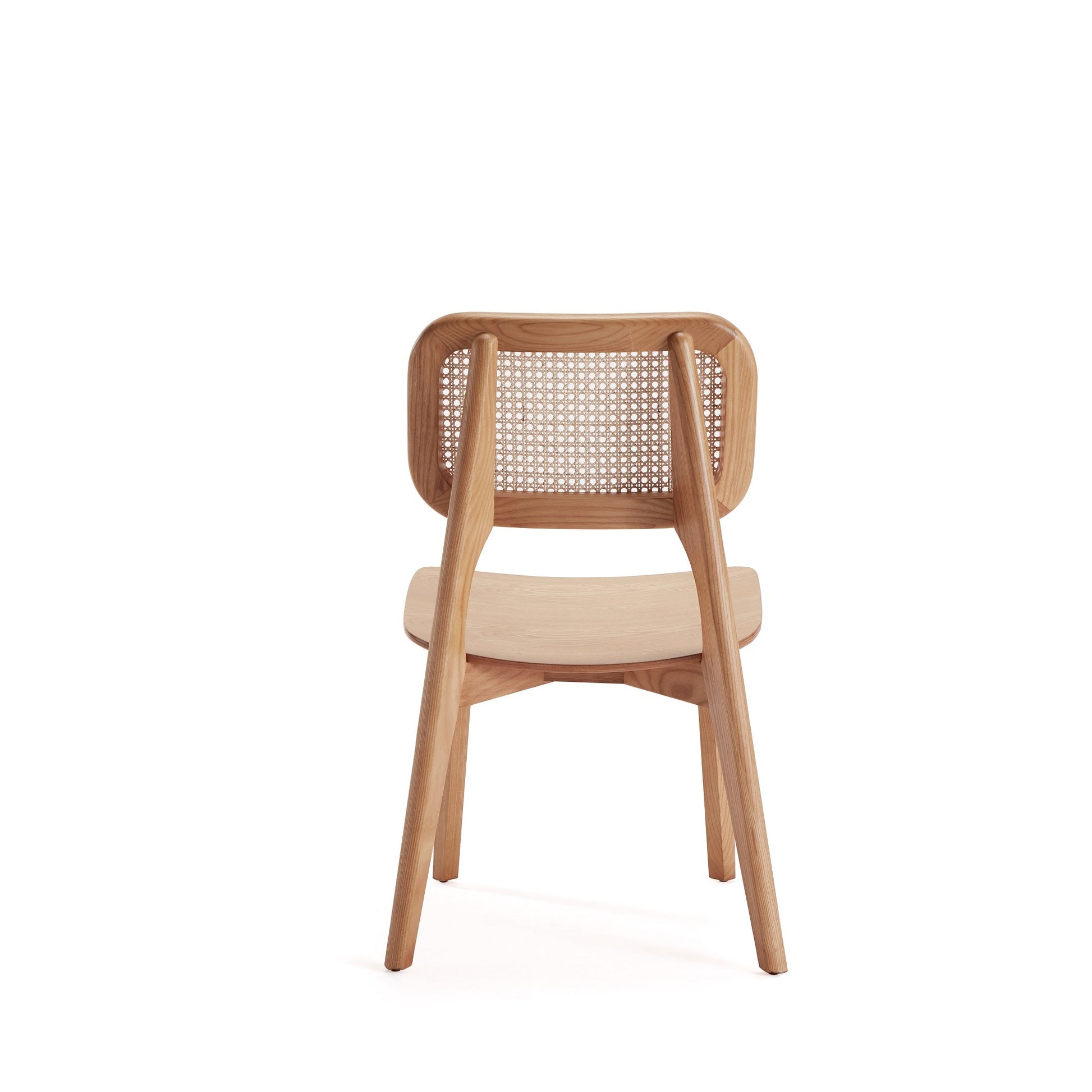 Versailles Square Dining Chair in Nature Cane (set of 4) - Ornate Home