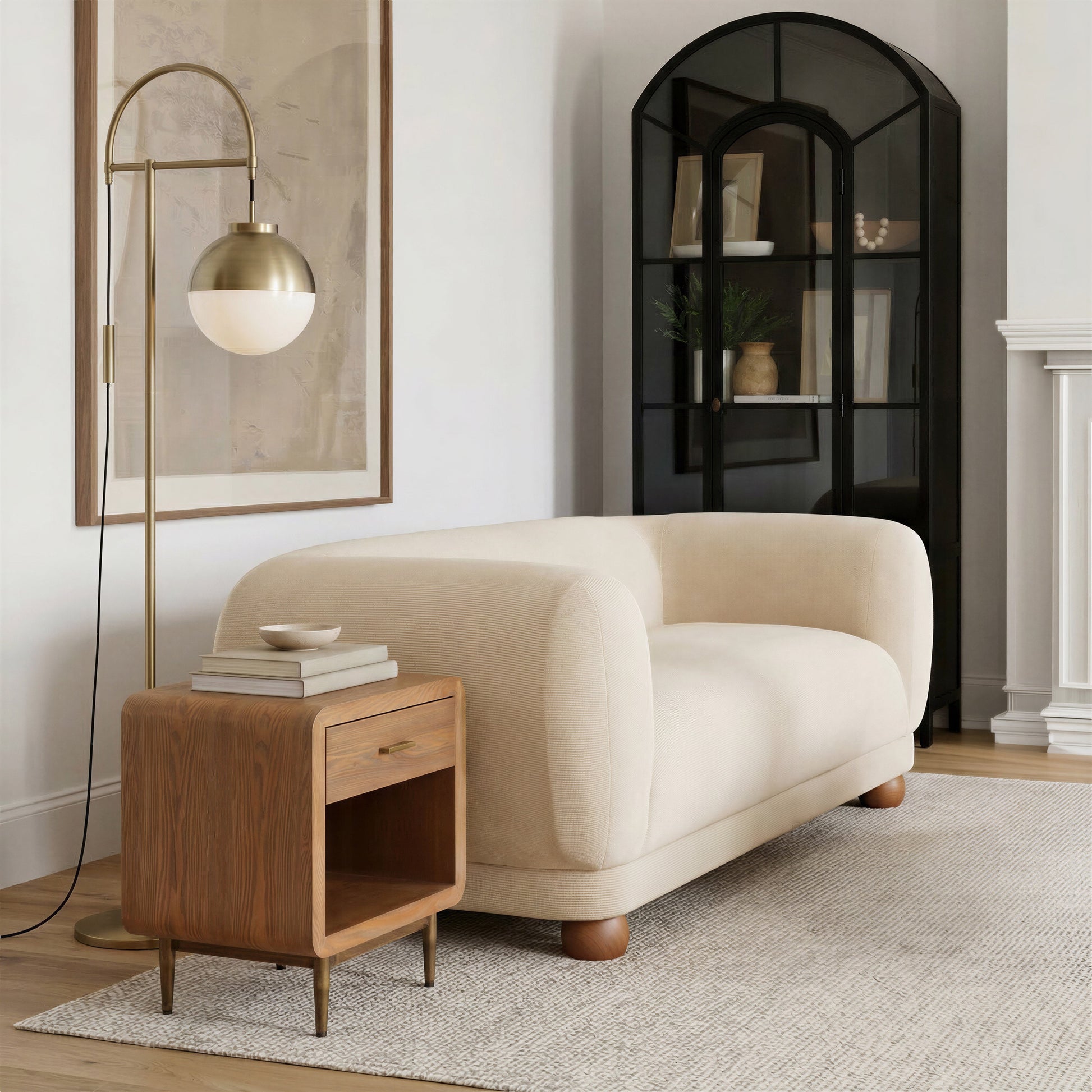 Vidaz Brown Side Table - Ornate Home