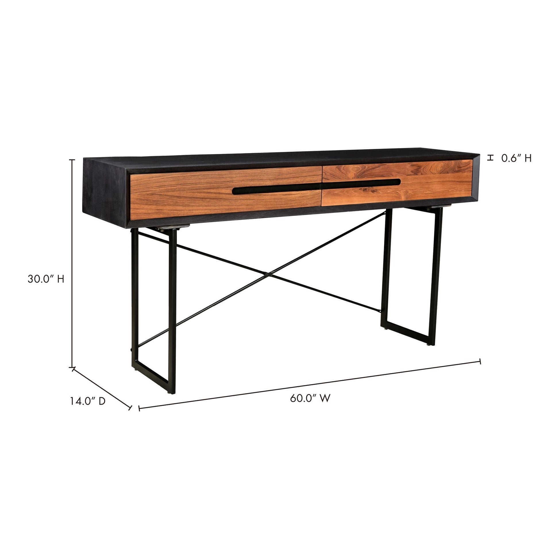 Vienna  Light Brown Console Table - Ornate Home