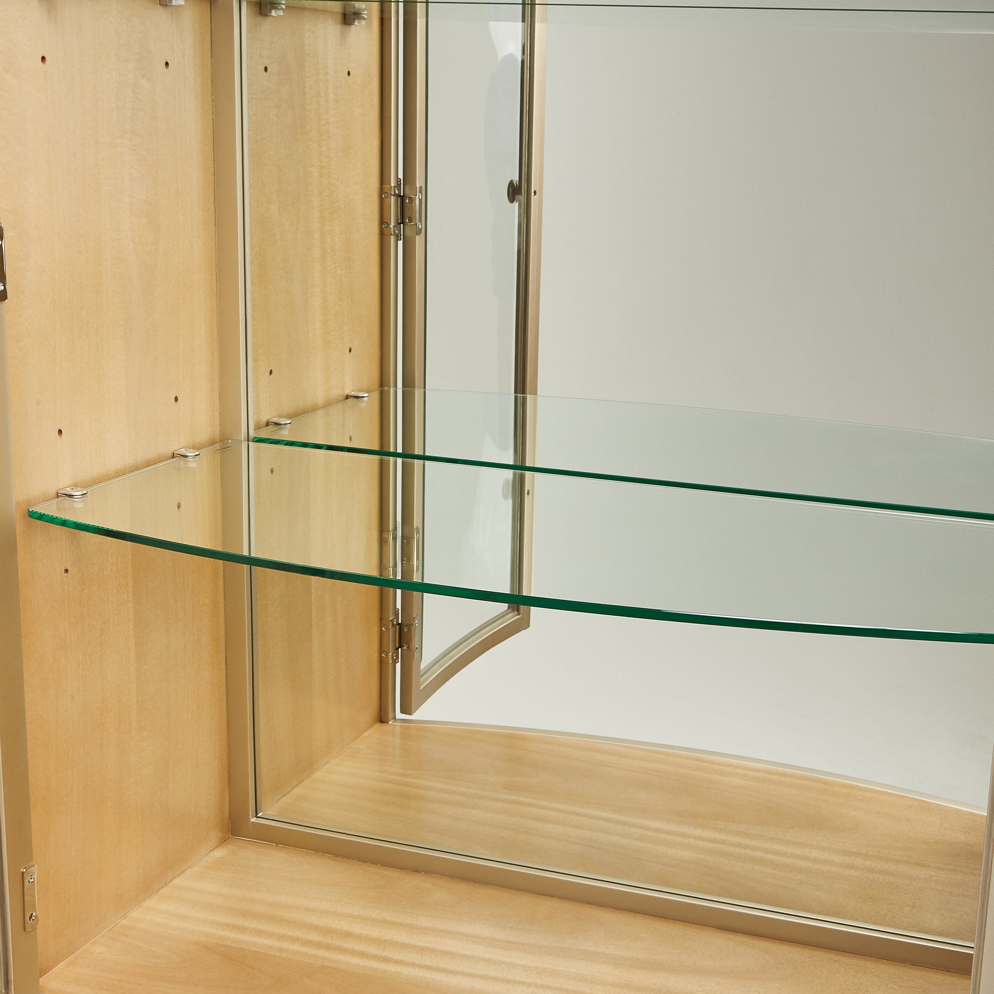 Villa Cherie Caramel Display Cabinet - Ornate Home