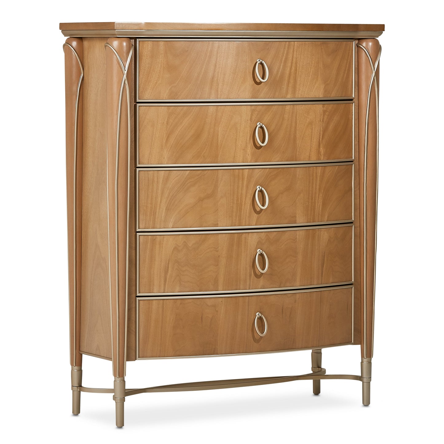 Villa Cherie Caramel Highboy Chest - Ornate Home