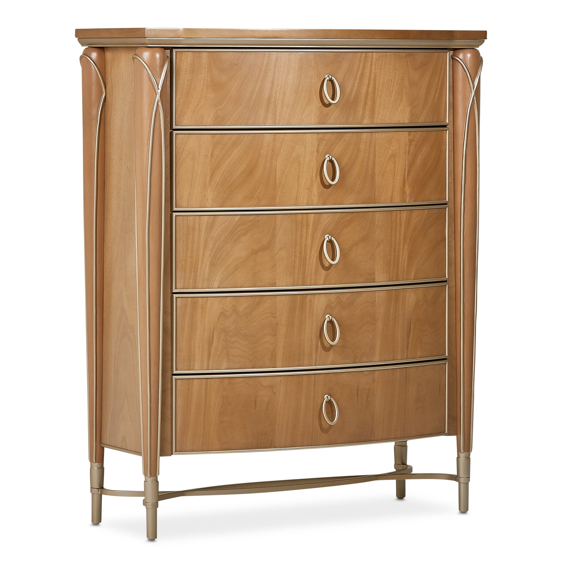 Villa Cherie Caramel Highboy Chest - Ornate Home