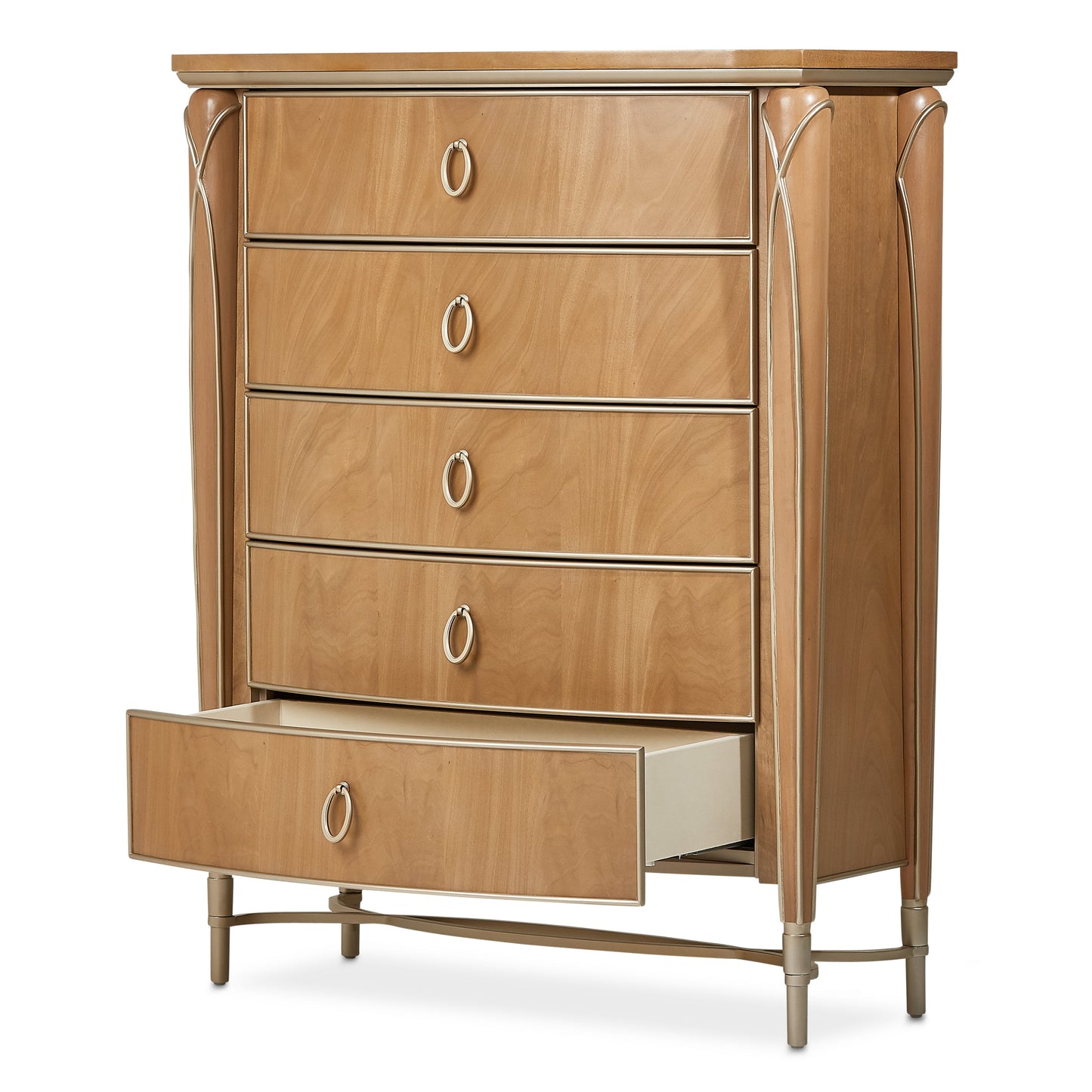 Villa Cherie Caramel Highboy Chest - Ornate Home