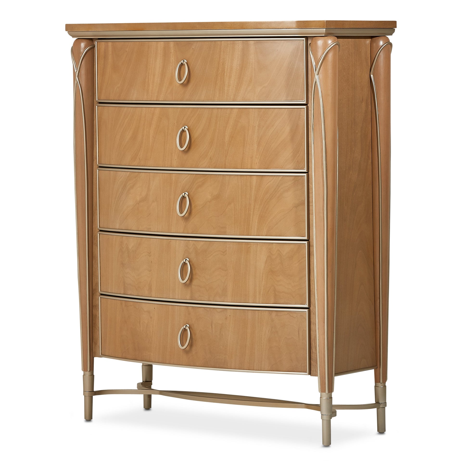 Villa Cherie Caramel Highboy Chest - Ornate Home
