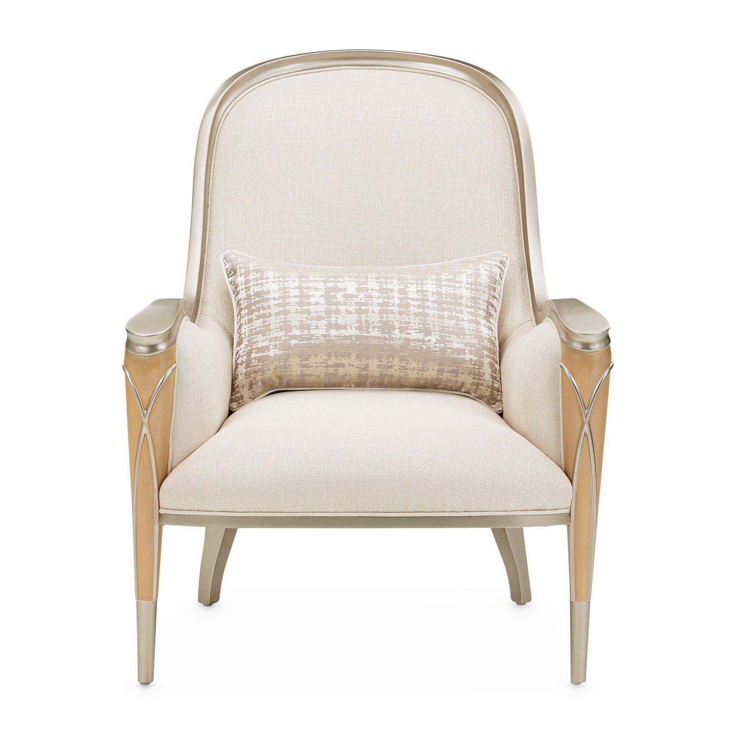 Villa Cherie Caramel/Pearl Accent Chair - Ornate Home