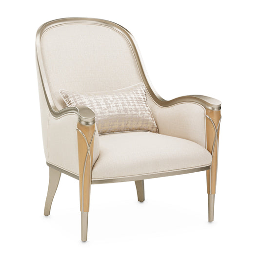 Villa Cherie Caramel/Pearl Accent Chair - Ornate Home