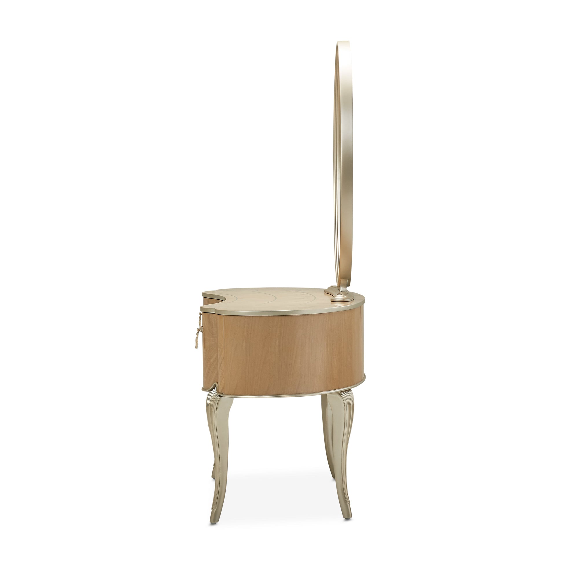 Villa Cherie Caramel Vanity with Mirror - Ornate Home