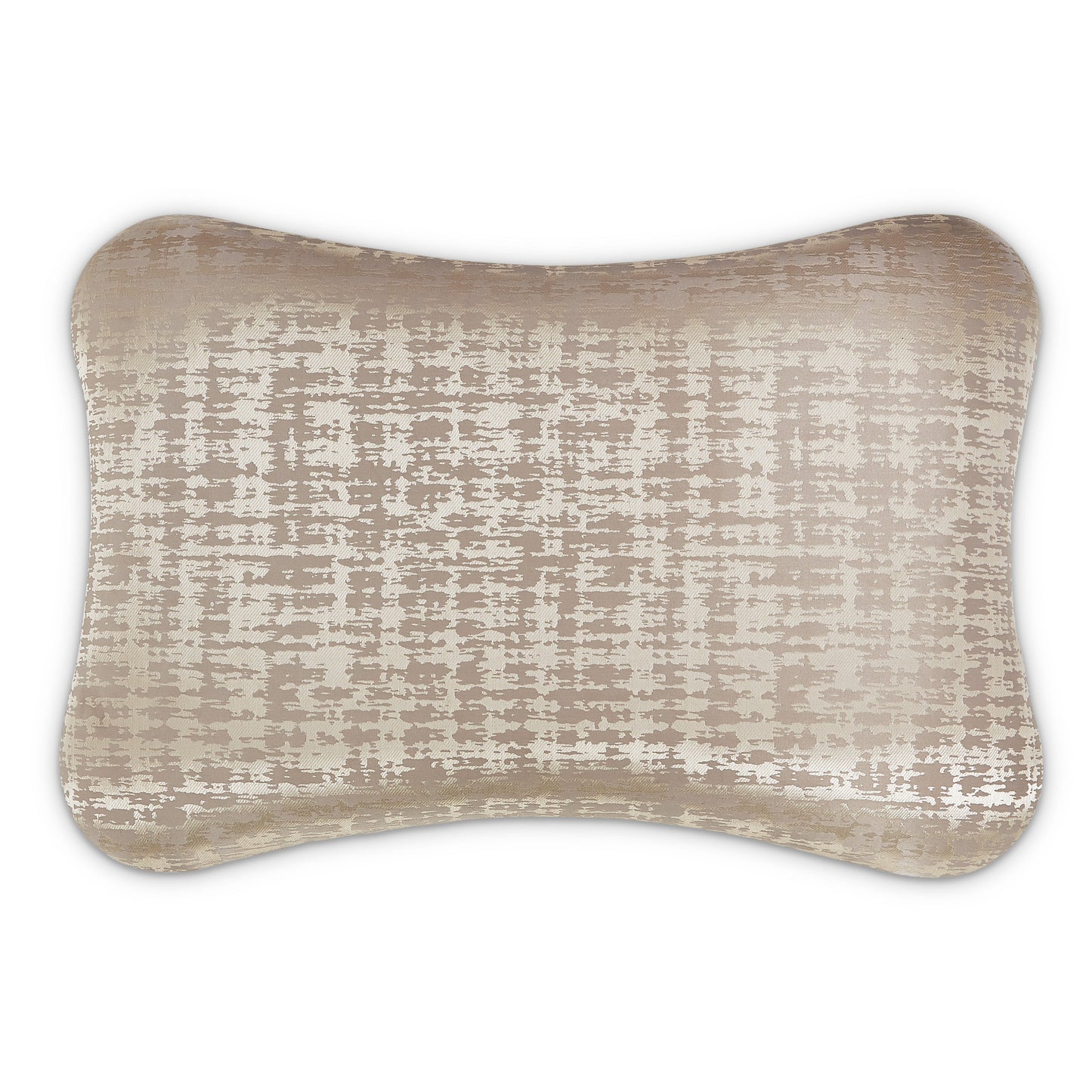 Villa Cherie Hazelnut/Bisque Ottoman - Ornate Home