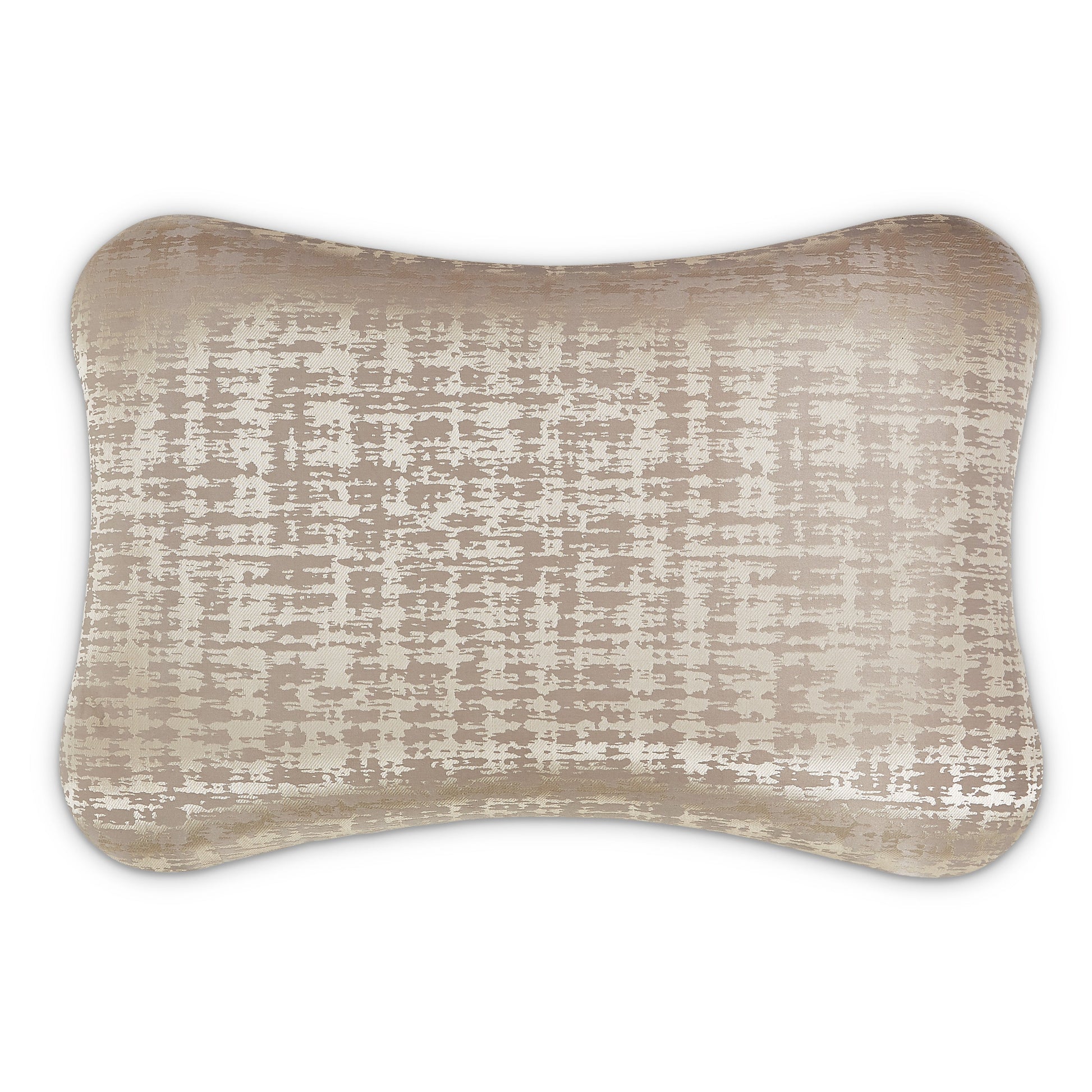 Villa Cherie Hazelnut/Bisque Ottoman - Ornate Home