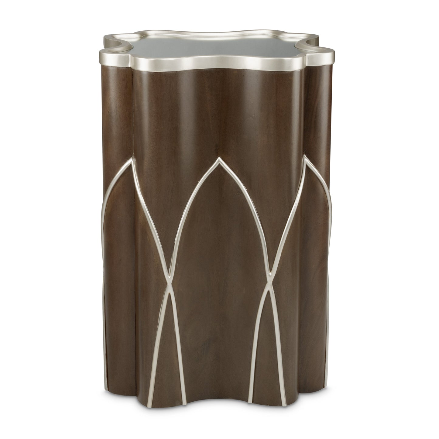 Villa-Cherie Hazelnut Chairside Table - Ornate Home