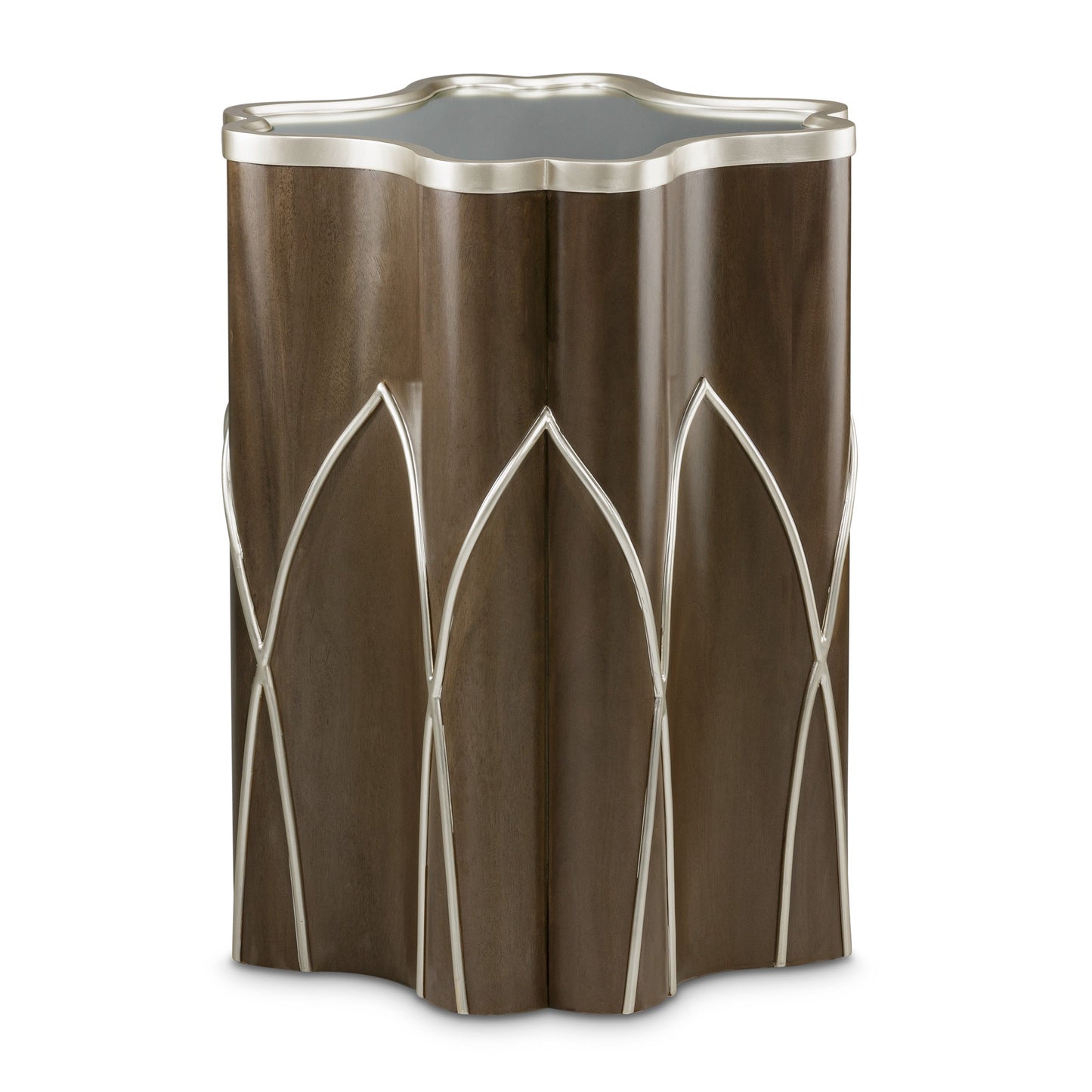 Villa-Cherie Hazelnut Chairside Table - Ornate Home