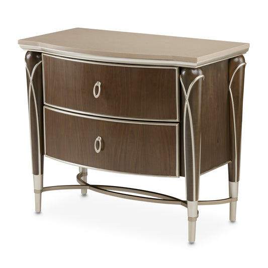 Villa-Cherie Hazelnut Nightstand - Ornate Home
