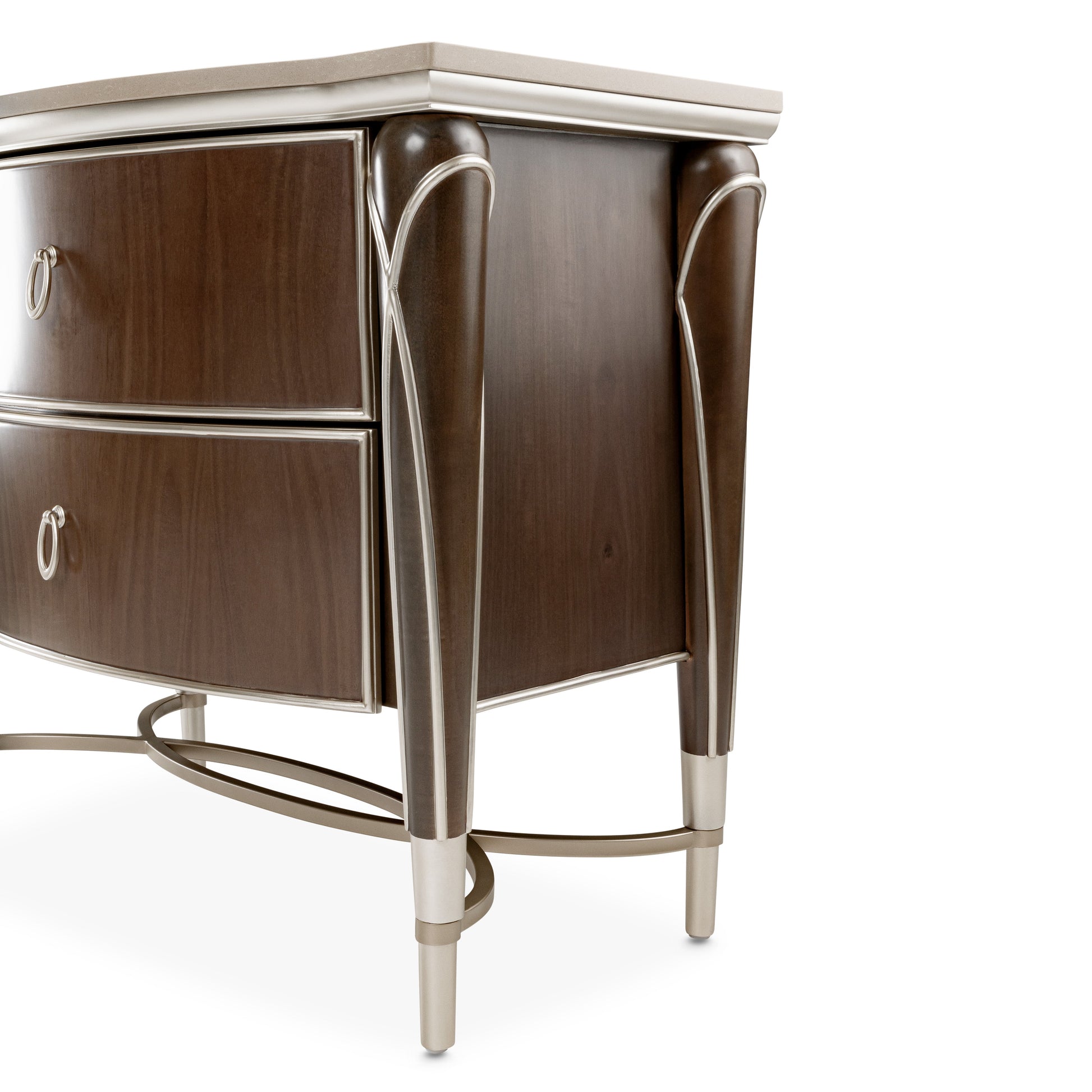 Villa-Cherie Hazelnut Nightstand - Ornate Home